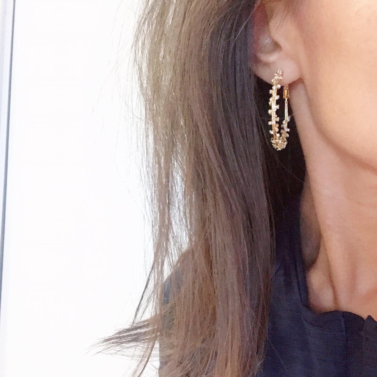 Bling Bling Hoop Earrings