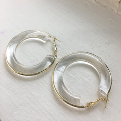 Acrylic Hoop Earrings | 8 colors