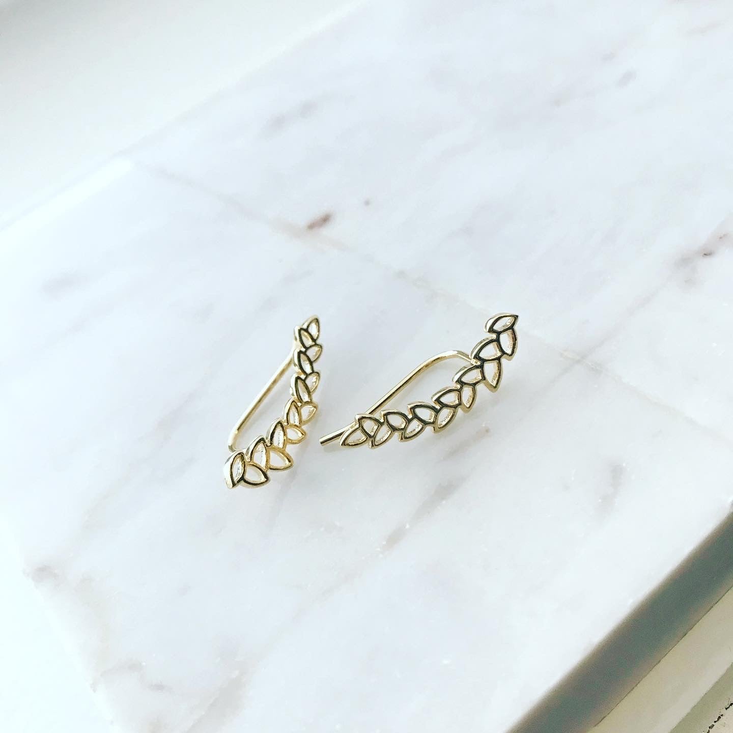 Ear Climbers: Leafy Garland