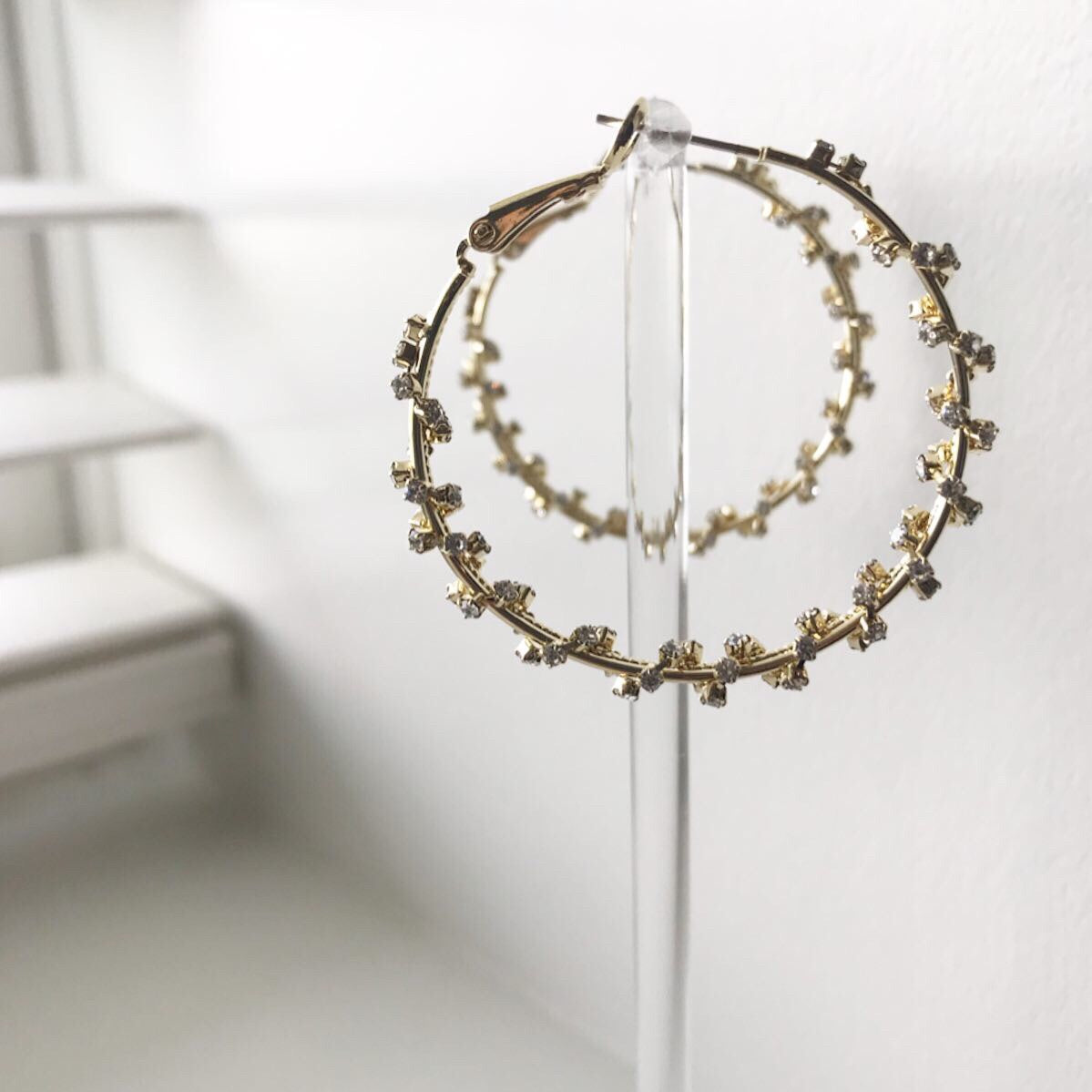 Bling Bling Hoop Earrings