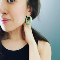 Acrylic Hoop Earrings | 8 colors