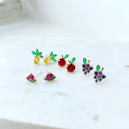 Fruit Earrings - Apple