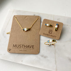 Opal & Stone Buddy Earrings