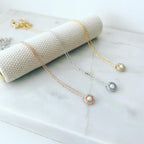 Micro Pavé Opal Necklace