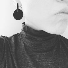 Mismatch Plate Earrings