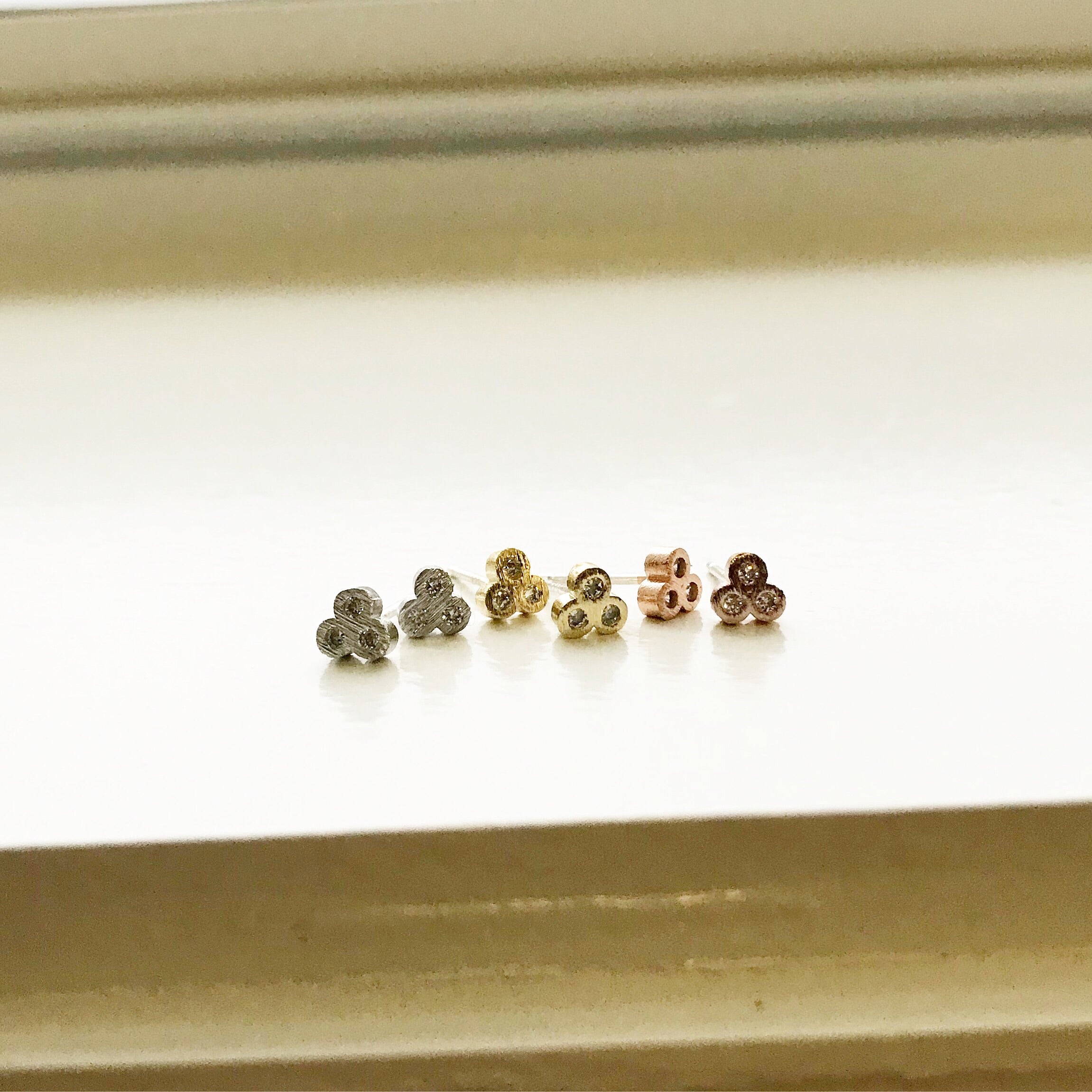 Mini Triple Dot Earrings