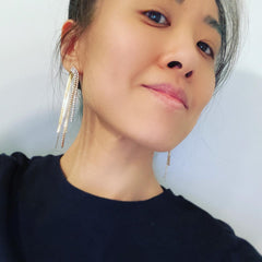 Chain & Bling Fringe Earrings