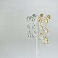 Teardrop Times Three Earrings