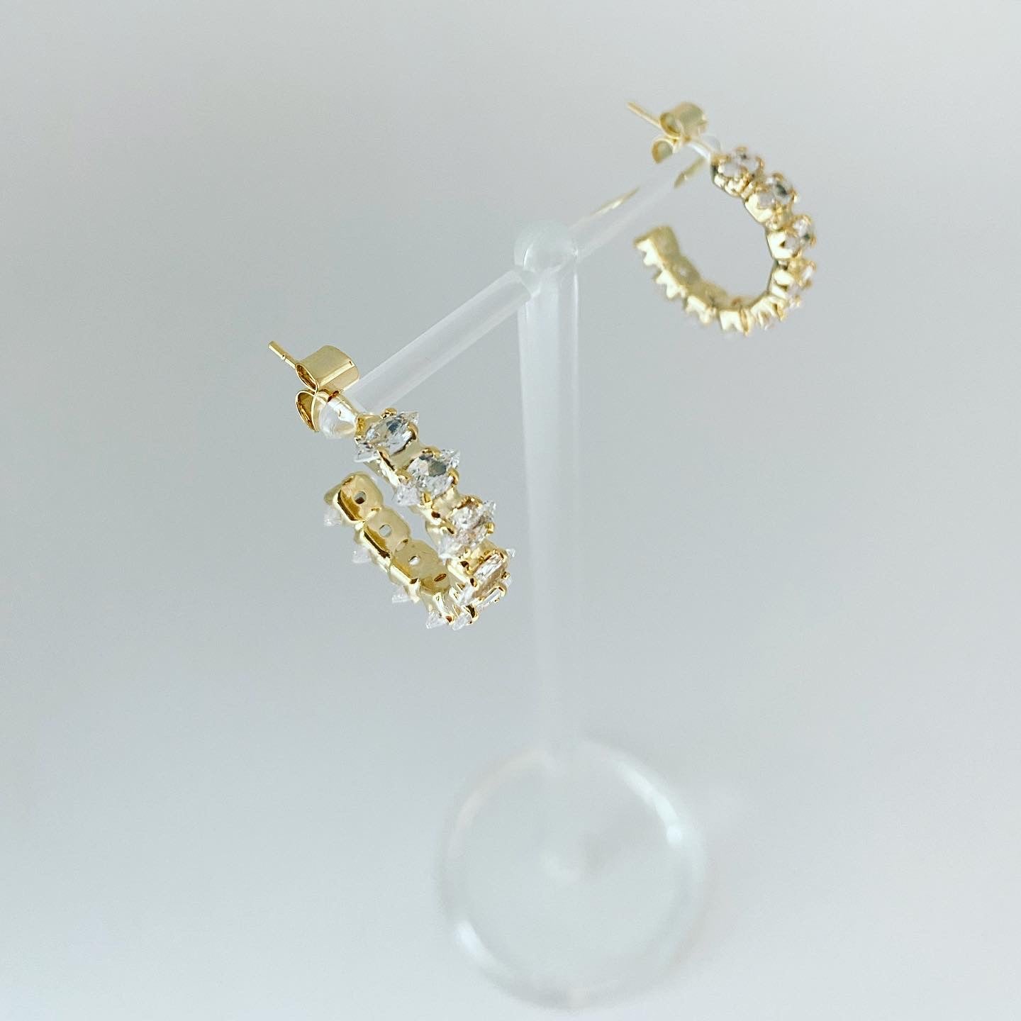 Marquise Eye Hoop Earrings