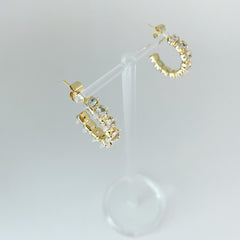 Marquise Eye Hoop Earrings