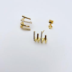 Quad Grip Earrings