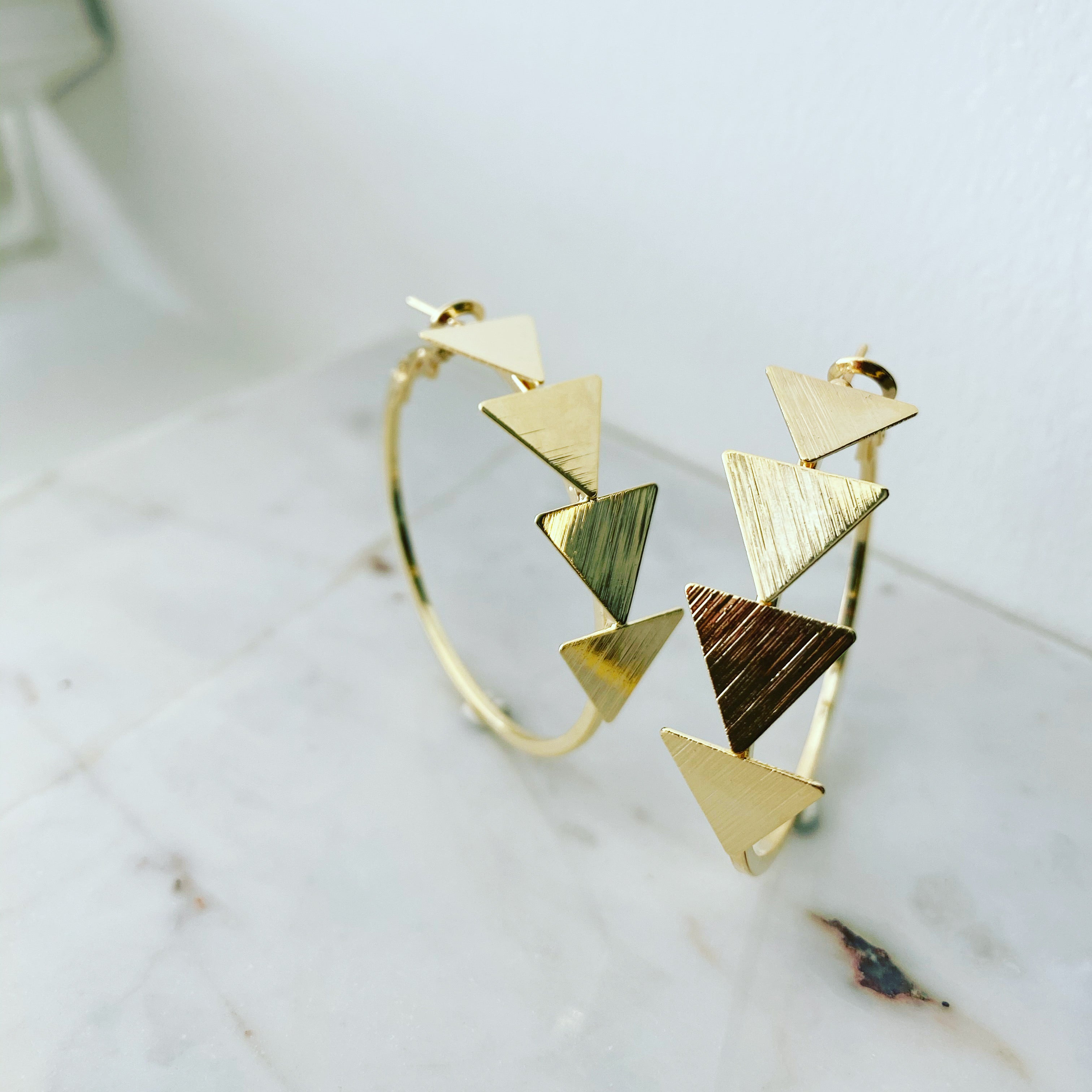 Chevron One Direction Hoop Earrings