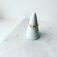 Opal & Pearl Duet Ring