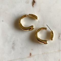 Front-Back: C-Curve Earrings