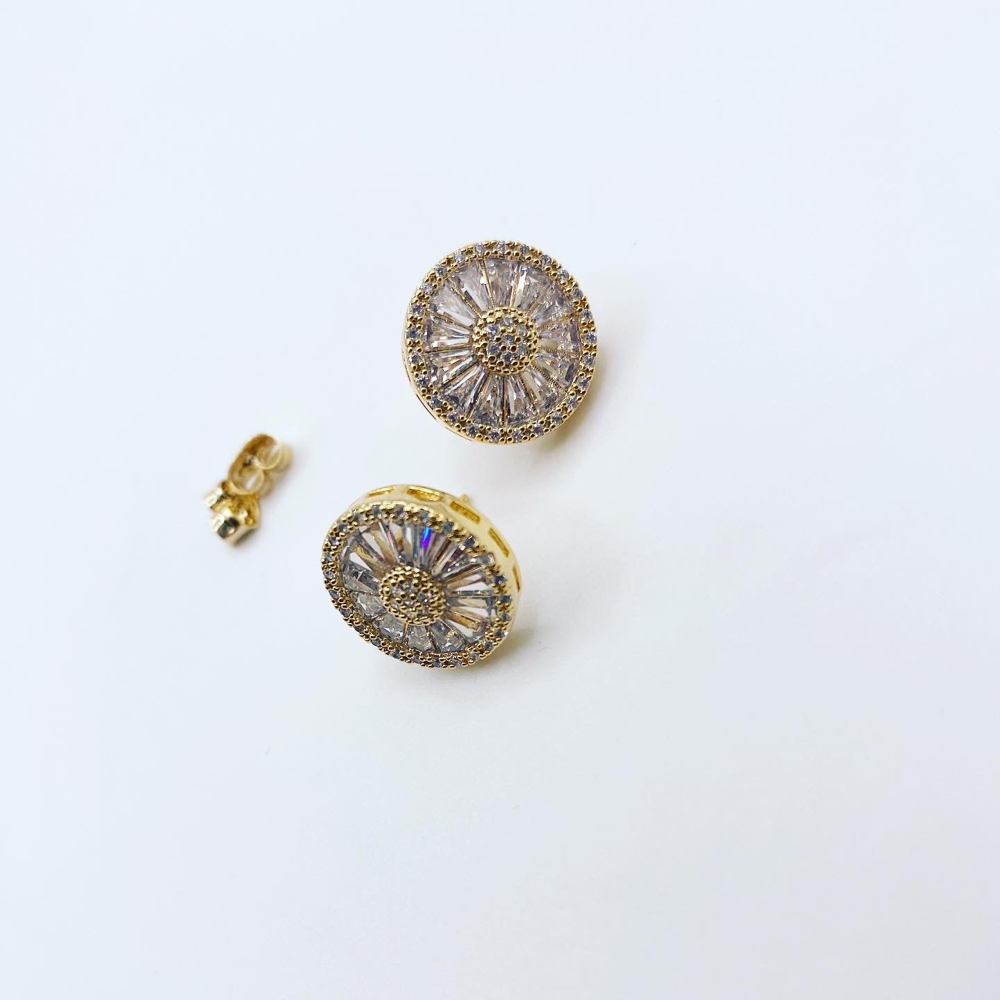 Circle Wheel Earrings