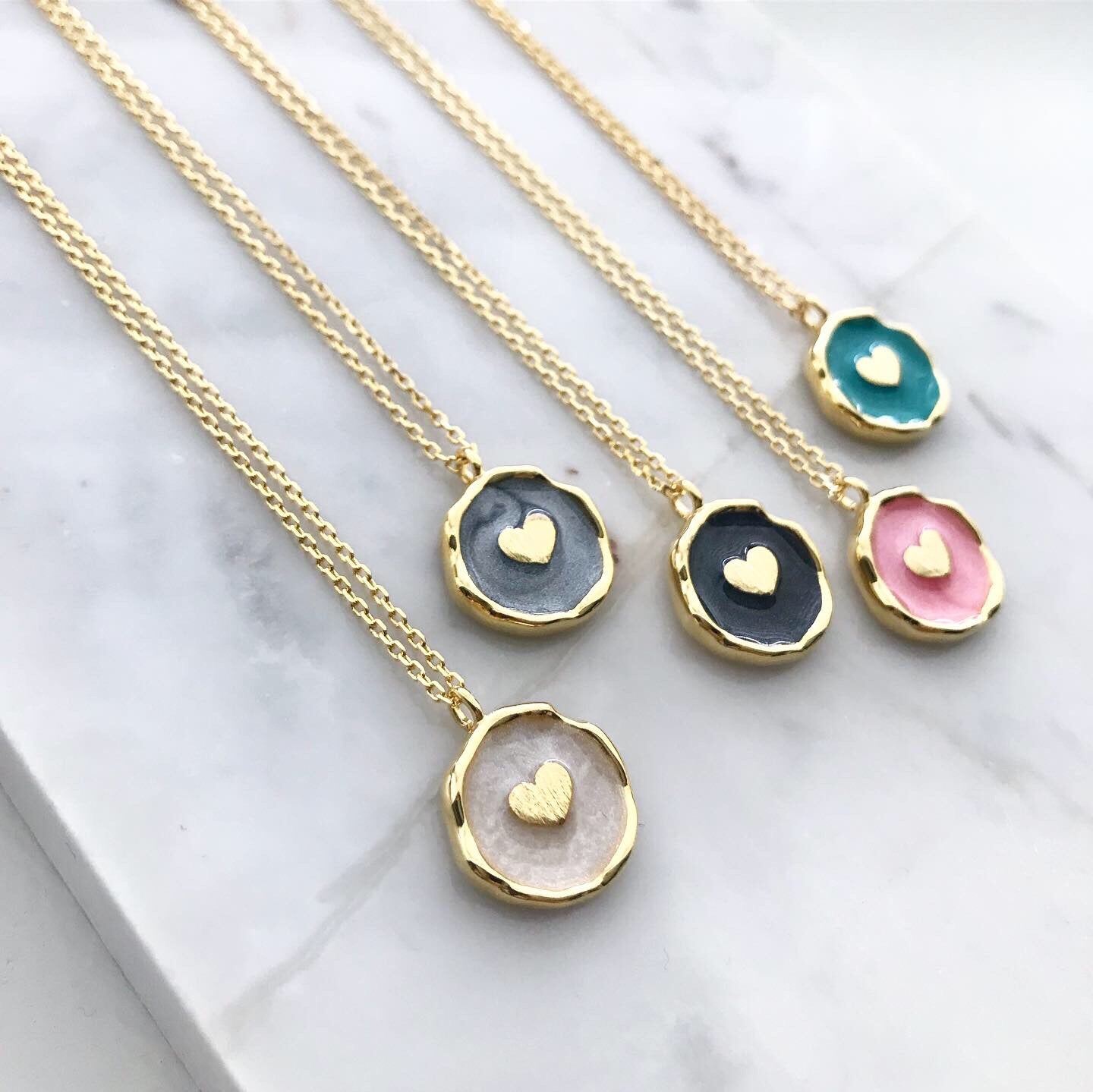 Heart Coin Necklace