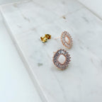 Baguette Donut Earrings