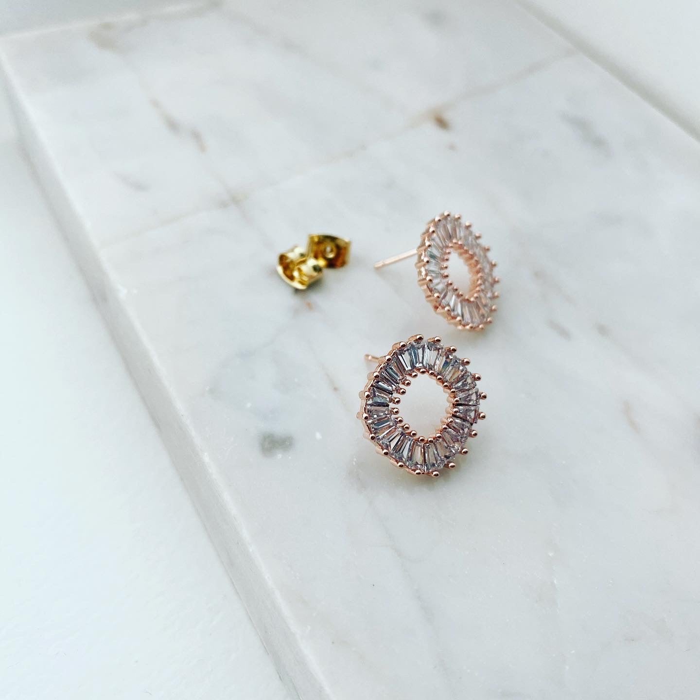 Baguette Donut Earrings