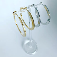 Level Hoop Earrings