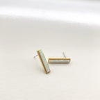 Opal: Bar Earrings