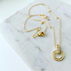 Whirling Rings Necklace