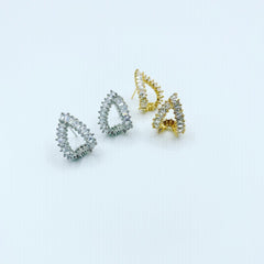 Baguette Cinderella Cage Earrings