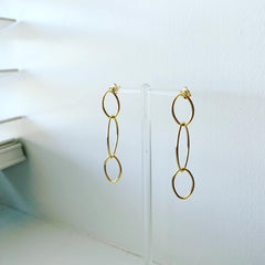 Trifecta Link Earrings