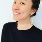 Chain & Bling Fringe Earrings
