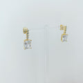 Emerald Cut City Earrings
