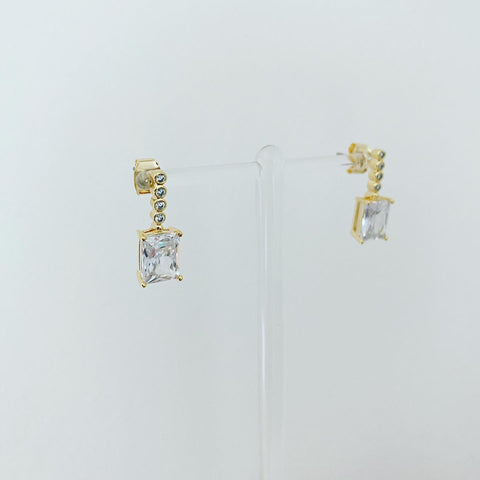 Emerald Cut City Earrings