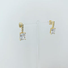 Emerald Cut City Earrings