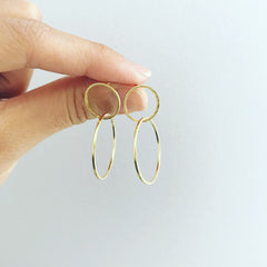 Asymmetric Hoop Earrings
