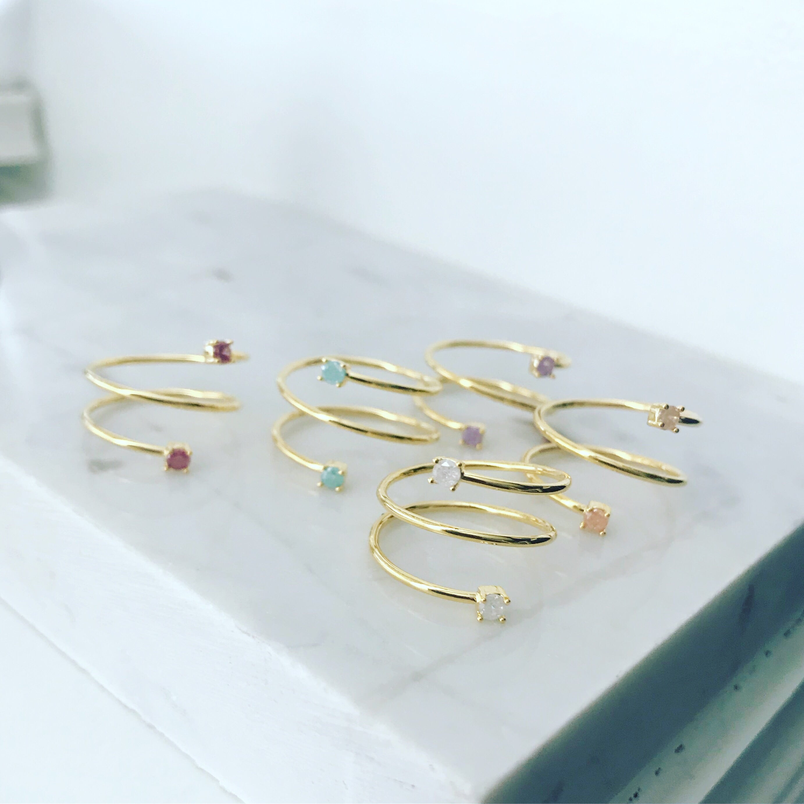 Zirconia (CZ): Coil Ring