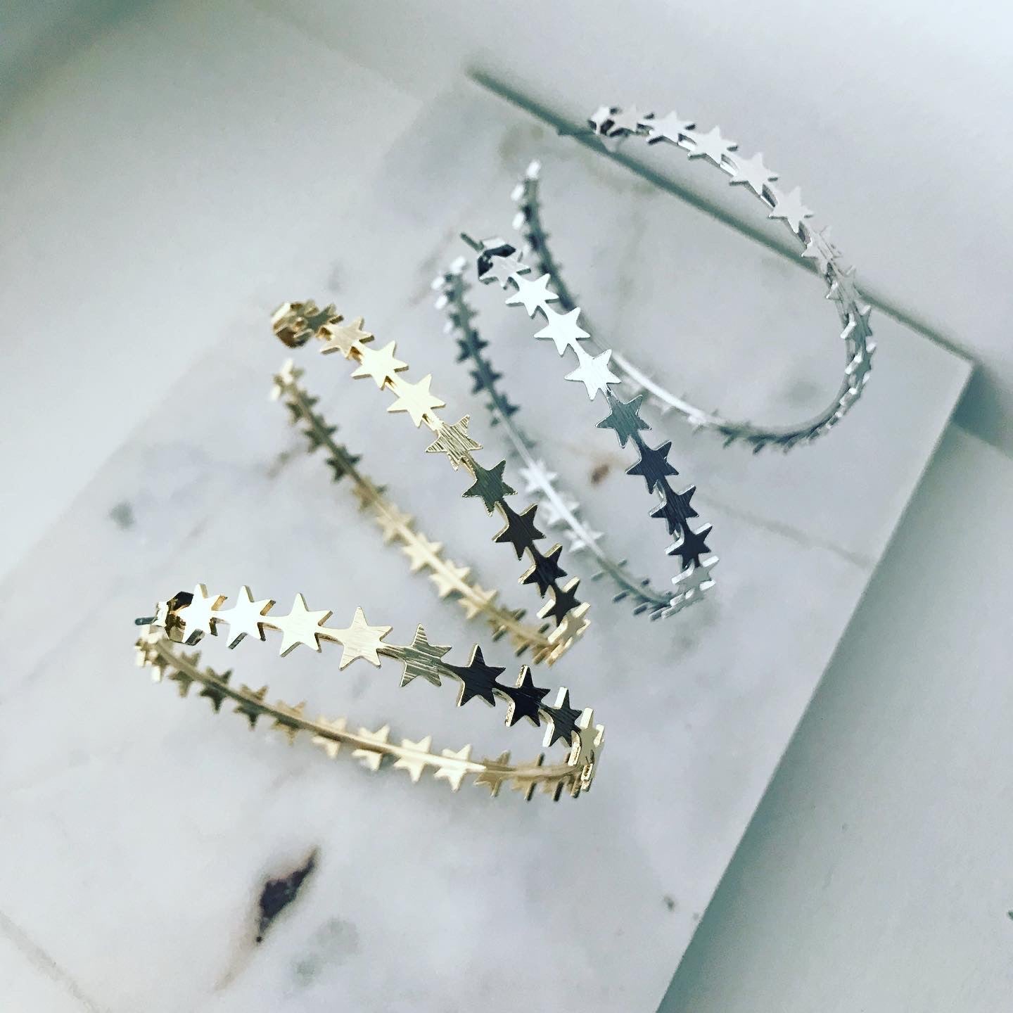 Star Mania Hoop Earrings