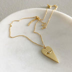 Evil Eye Heart Necklace