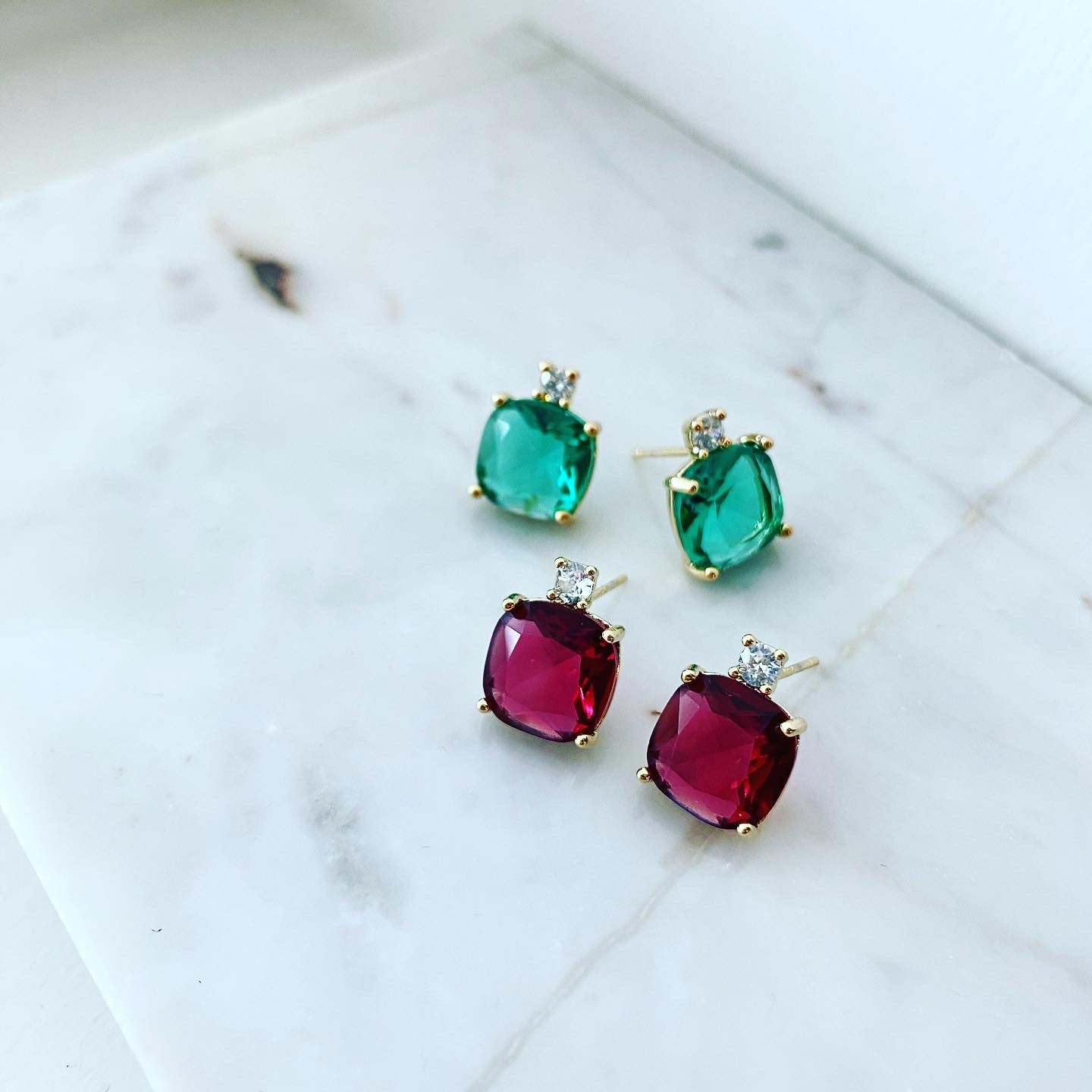 Savvy Square Earrings