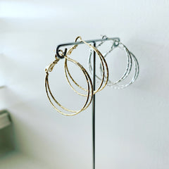 Split Hoop Earrings