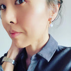 Pearl Oval Hoop Earrings