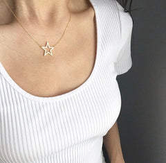 Star Cutout Necklace