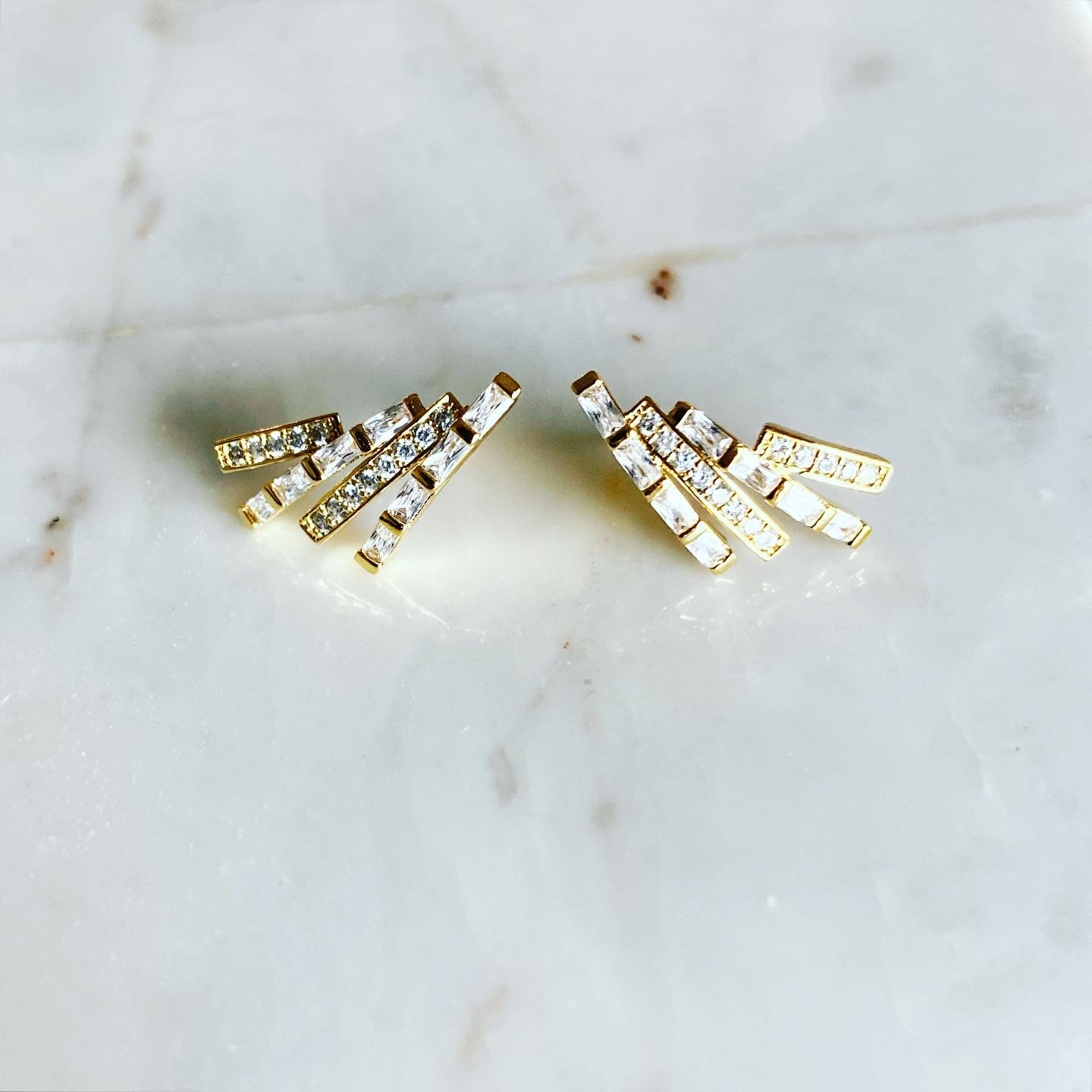 Fan Bling Earrings