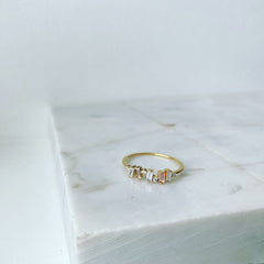 Baguette Ombré Ring