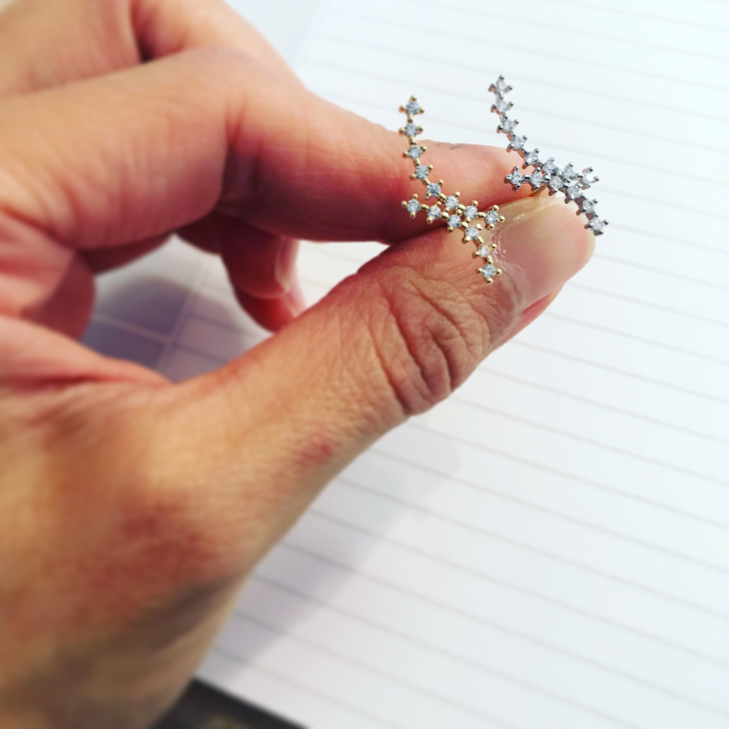 Ear Climbers: Curvy Bling