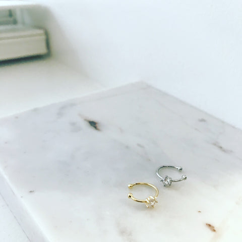 Ear Cuff | Single Cubic