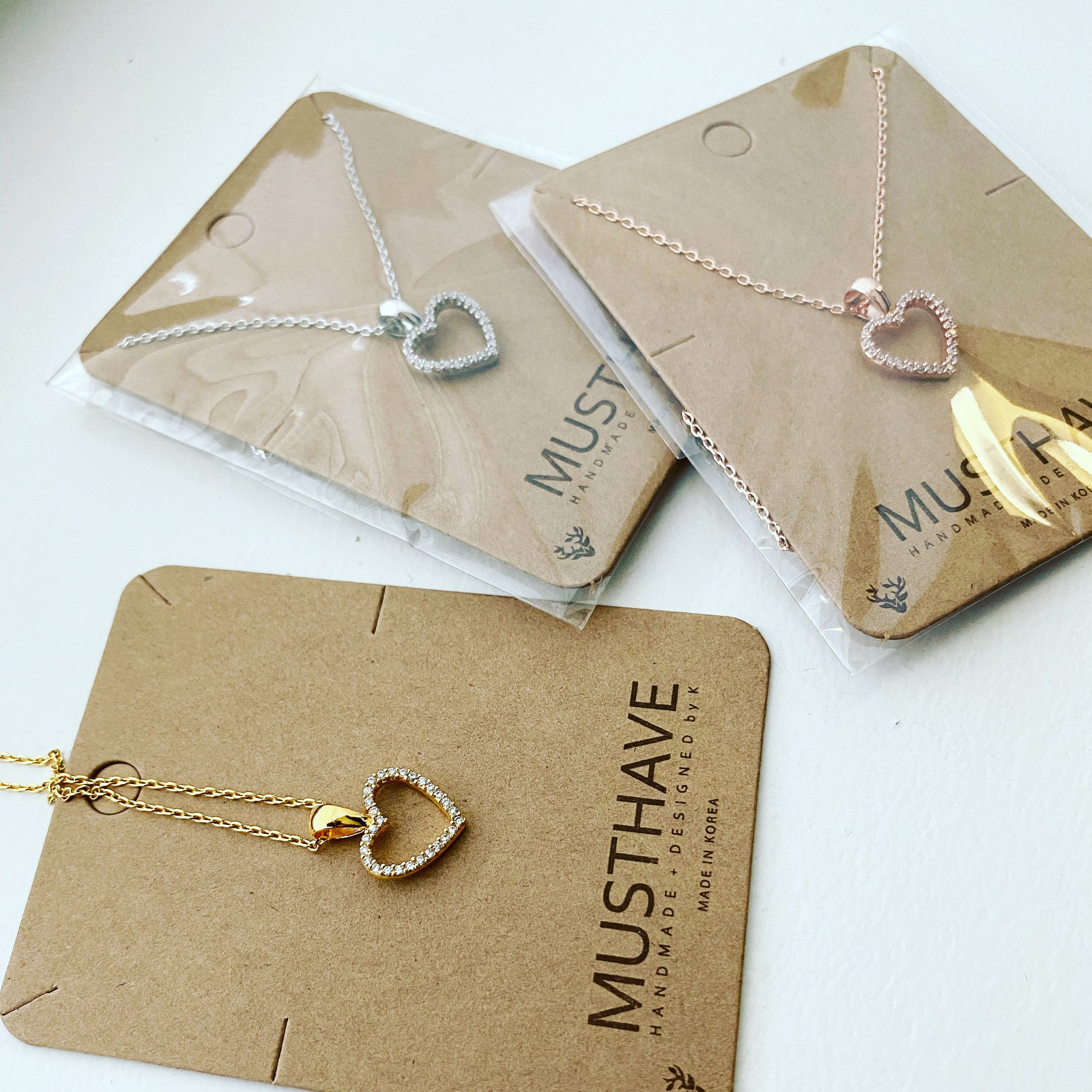Pavé Forever Heart Necklace