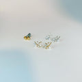Pearl Leaf Earrings