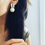 Pearl Gumball Earrings