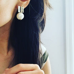 Pearl Gumball Earrings