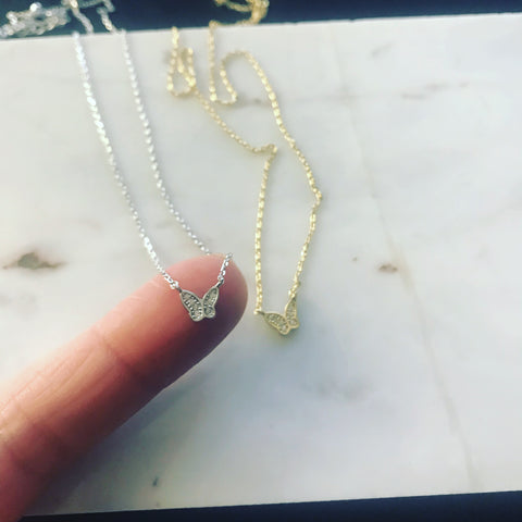 Teeny Butterfly Necklace