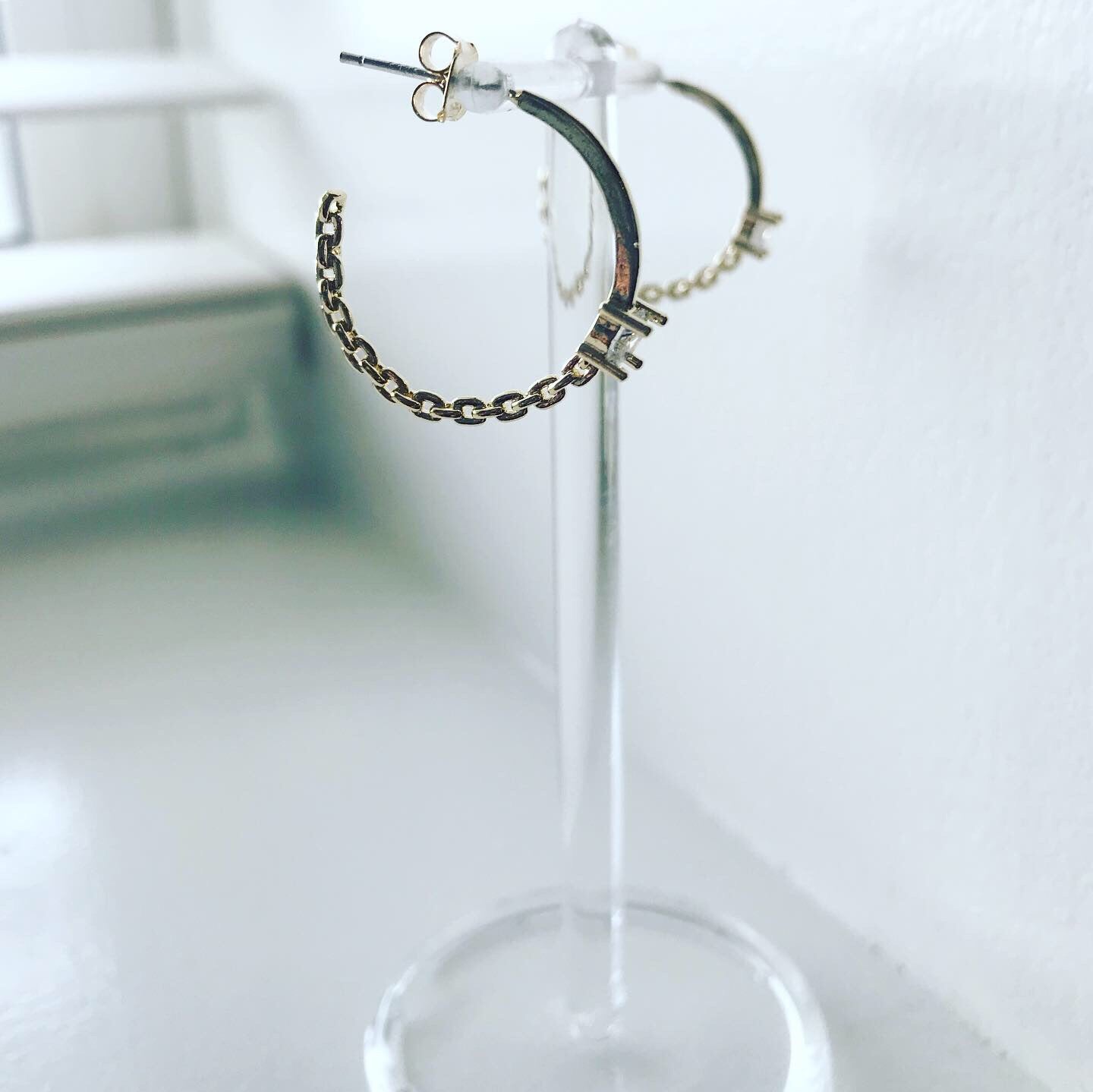 Chain Hoop Earrings