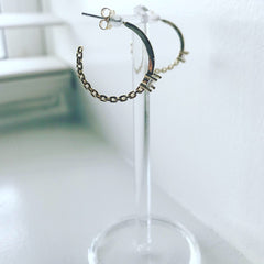 Chain Hoop Earrings
